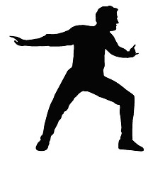 Image showing Dancing Boy Arms to Back