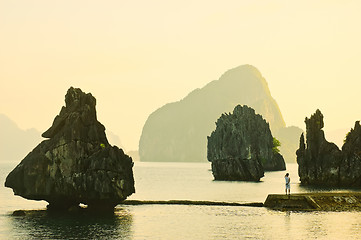 Image showing Tropical Limestone Islands