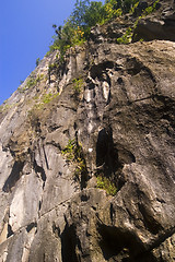 Image showing Limestone cliff