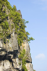 Image showing Limestone cliff