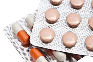 Image showing Pills and capsules