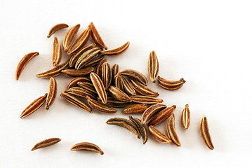 Image showing Cumin over white background