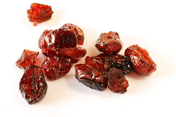 Image showing Dried cranberries