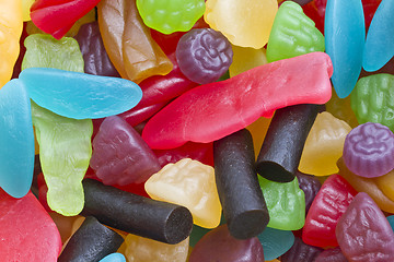 Image showing colorful friuts candy