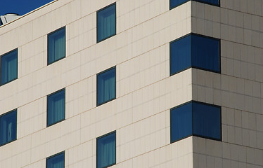Image showing Modern office building close-up