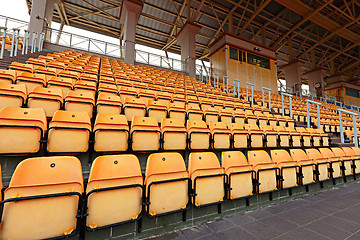 Image showing stadium seats