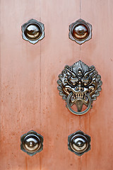 Image showing chinese door