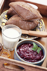 Image showing plum jam