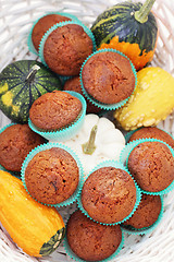 Image showing pumpkin muffins