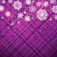 Image showing Purple christmas background. EPS 8