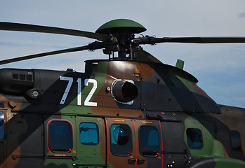 Image showing Helicopter close-up