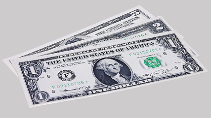 Image showing Dollar bank notes