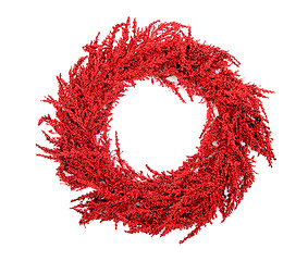 Image showing red christmas crown