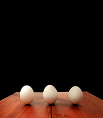 Image showing eggs on the table