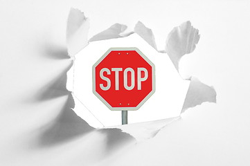 Image showing stop sign