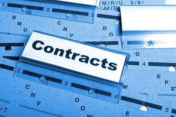 Image showing contract