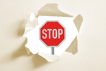 Image showing stop sign