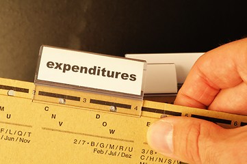 Image showing expenditures