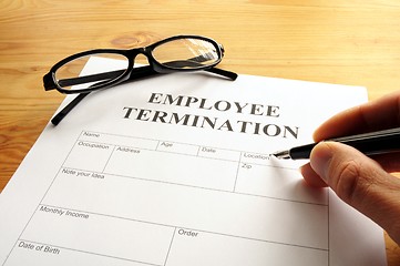 Image showing employee termination