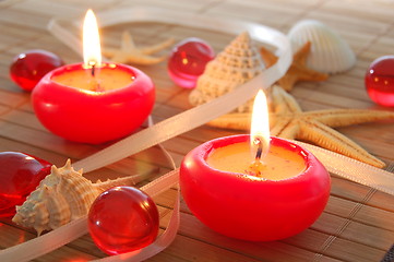 Image showing hot candles