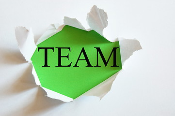Image showing teamwork concept