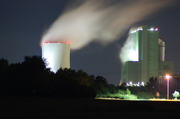 Image showing industry at night