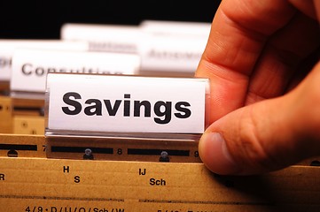 Image showing savings