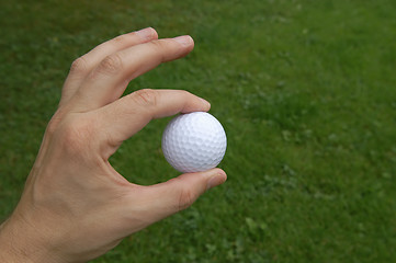 Image showing Golf ball