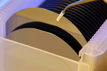 Image showing Silicon wafers