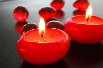 Image showing hot candles