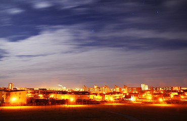 Image showing city and sky at night