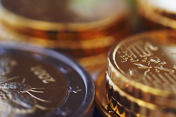 Image showing stack of coins