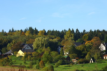 Image showing small idyllic village 