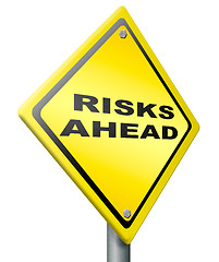 Image showing risks ahead