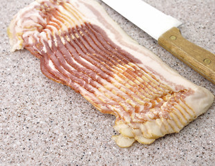 Image showing Raw Bacon