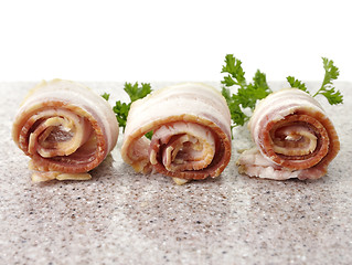 Image showing Raw Bacon