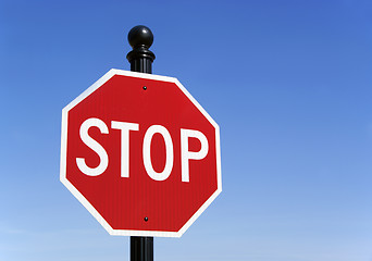 Image showing Stop sign