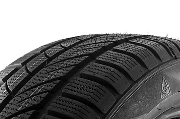 Image showing Winter tire close up.