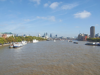 Image showing River Thames in London