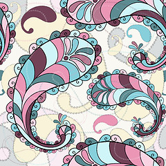 Image showing Splashy seamless pattern