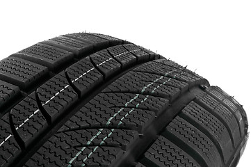 Image showing Winter tire close up.