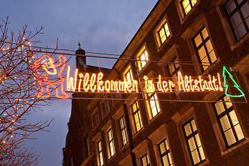 Image showing Welcome to Altstadt