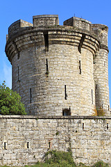 Image showing fortifications of a castle