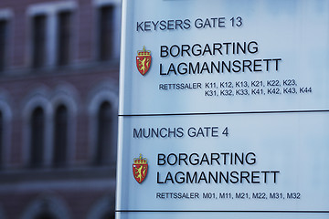 Image showing Borgarting lagmannsrett