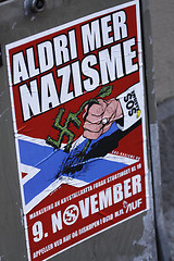 Image showing Never more nazism