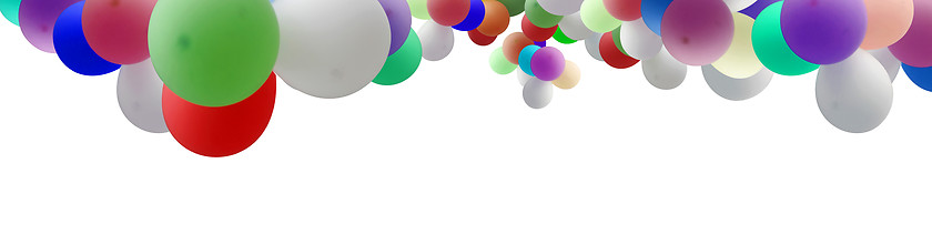 Image showing colorful balloons