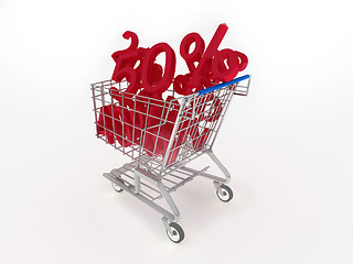 Image showing 3d Concept of discount