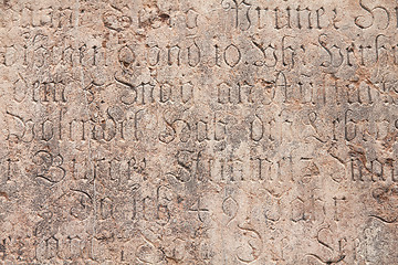 Image showing Old gothic text