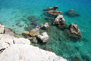 Image showing Snorkeling in Croatia