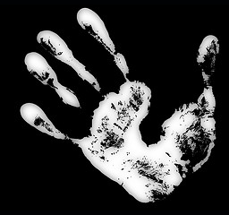 Image showing Hand print